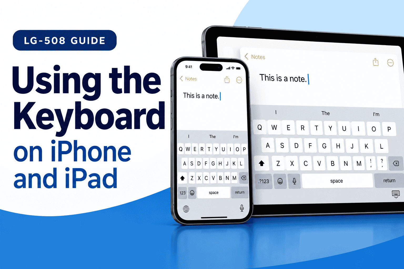 LG-508 - Using the On-Screen Keyboard